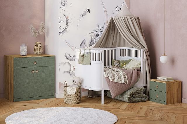 Тумба прикроватная Скарабей - 3 МДФ Пантано