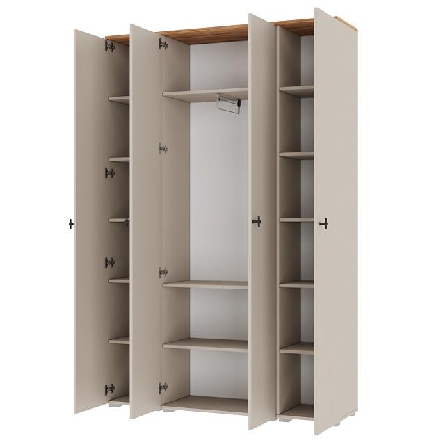 Шкаф распашной Квели - 4 Кашемир