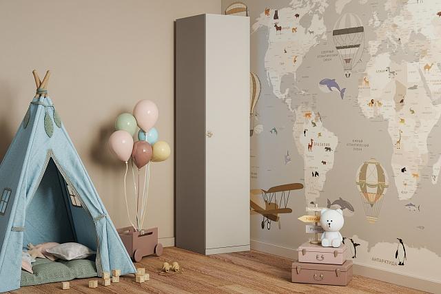 Шкаф распашной Скарабей Mini - 1 Кашемир