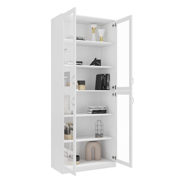 Книжный шкаф Библиограф - 2 №2 Белый