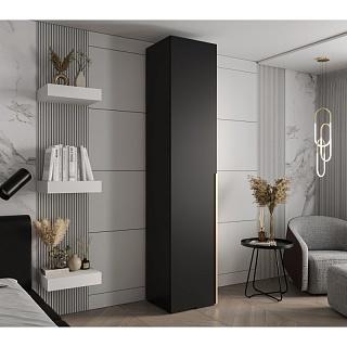 Шкаф распашной Мори - 1 Черный