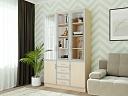 Книжный шкаф Альма - 18 Дуб Молочный