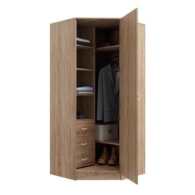 Шкаф угловой Алиса - 2 Дуб Сонома