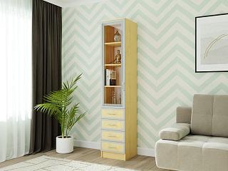 Книжный шкаф Альма - 6 Клен