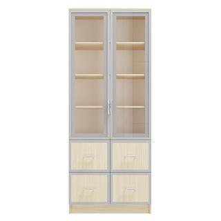 Книжный шкаф Альма - 10 Дуб Молочный