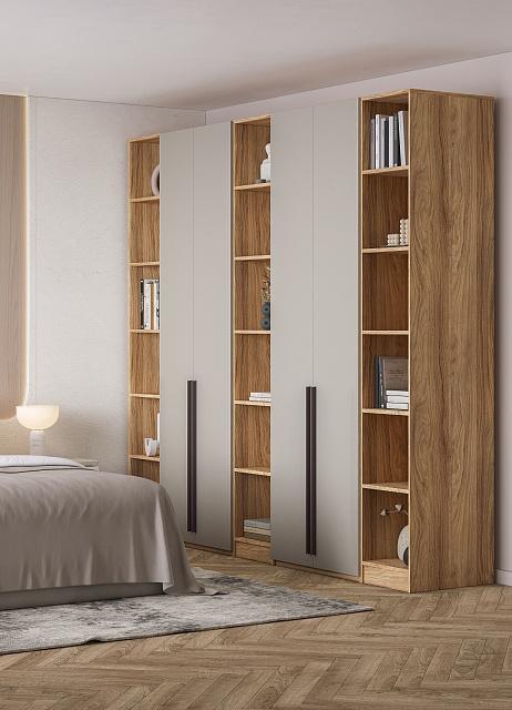 Шкаф распашной Хейсон - 11 Блэквуд Ячменный / Кашемир