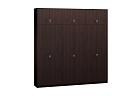 Шкаф распашной Лайт-6 с антресолью Венге