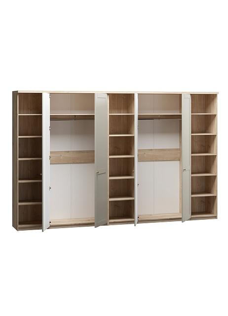 Шкаф распашной София РАХ - 23 МДФ Кастелло Медовый / Кашемир