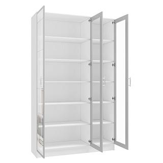 Книжный шкаф Альма - 13 Белый