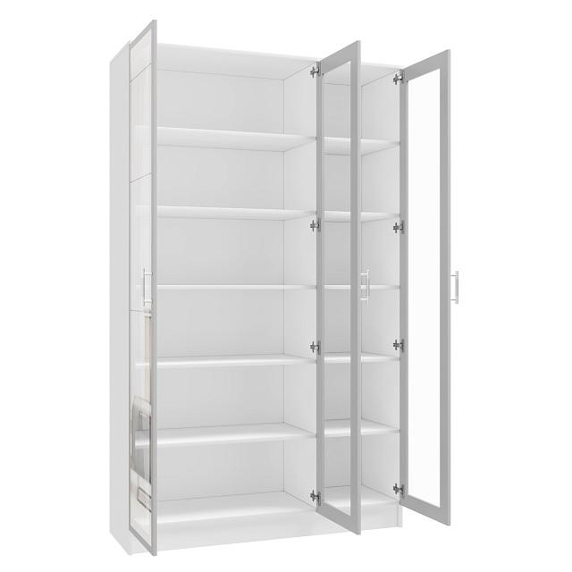 Книжный шкаф Альма - 13 Белый