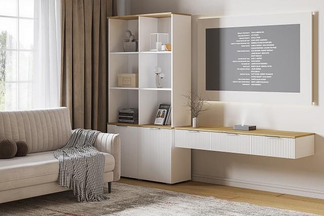 Гостиная Салерно - 1 Белый