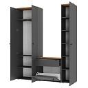 Прихожая Квели - 9 Графит