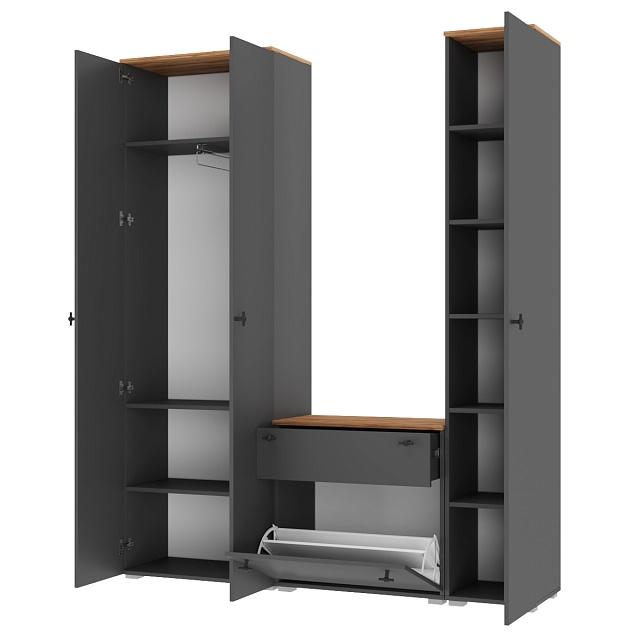 Прихожая Квели - 9 Графит