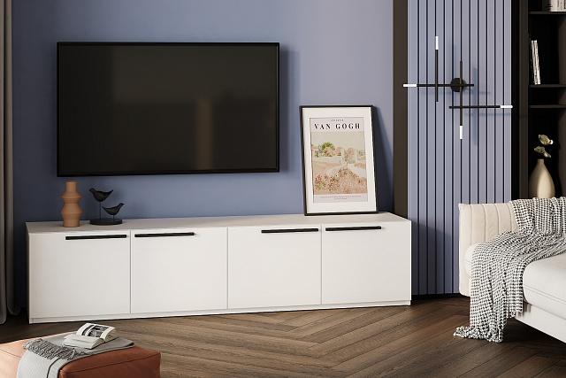 Тумба под ТВ Лорена Пакс - 1 Белый