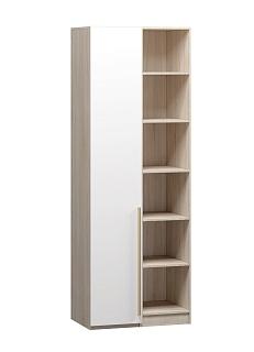 Шкаф распашной Хейсон - 27 Дуб Сонома / Белый