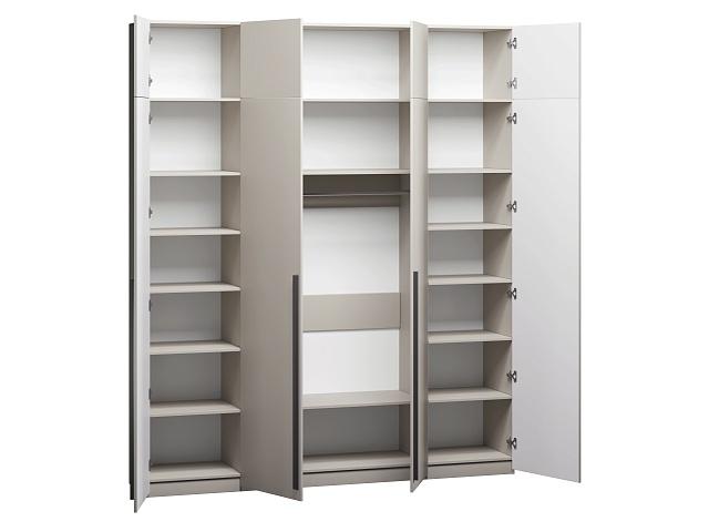 Шкаф распашной Микос - 4 МДФ с антресолью Кашемир