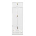 Шкаф распашной Карлос - 042 Белый