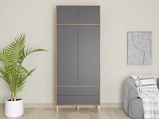 Шкаф распашной Скарлет - 11 Графит