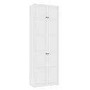 Шкаф распашной Скаген - 2 с антресолью Белый