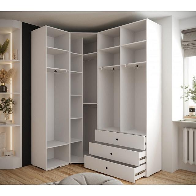 Шкаф угловой Мори - 13 Белый