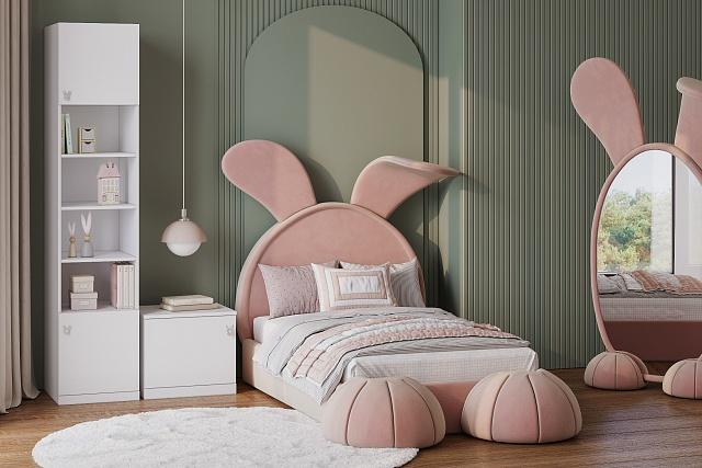 Детская стенка Банни - 1 МДФ Белый