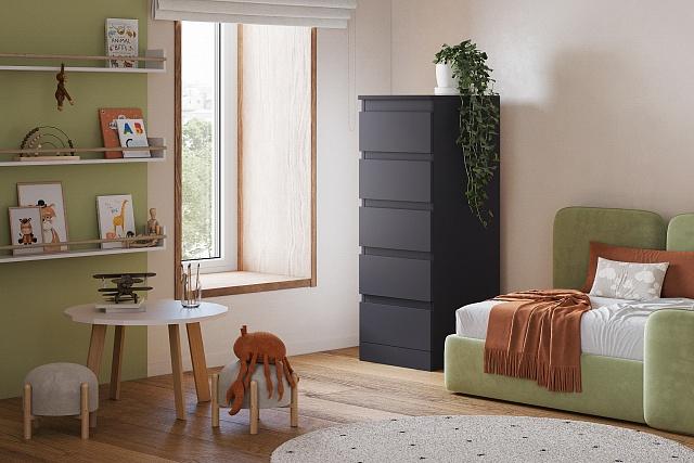 Комод Мальм - 28 Графит