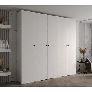 Шкаф распашной Люксор - 5 Белый