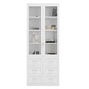 Книжный шкаф Библиограф - 2 №5 Белый