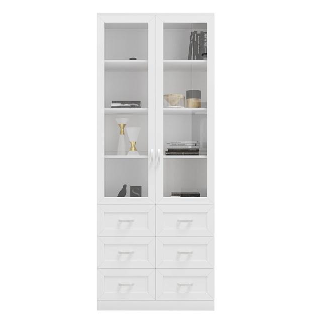 Книжный шкаф Библиограф - 2 №5 Белый