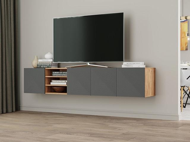 Тумба под ТВ Алиса 5 Серый