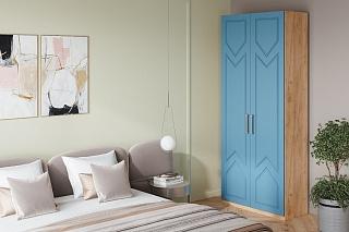 Шкаф распашной Эверест - 2 МДФ Аквамарин