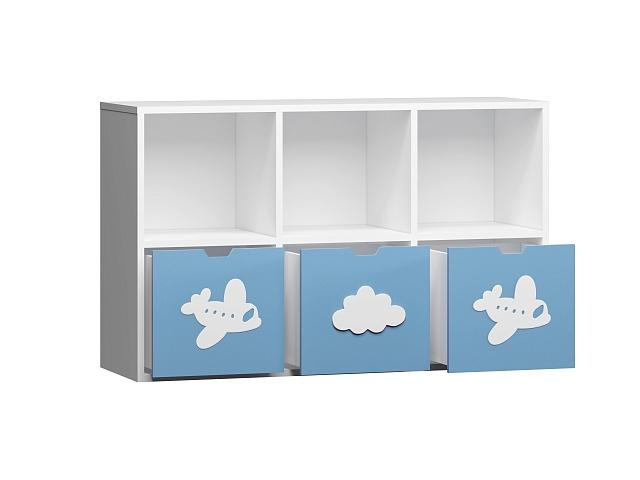 Стеллаж Kids - 12 Пастельно-Синий