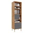 Стеллаж Скарлет - 2 Графит