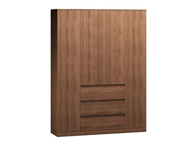 Шкаф распашной Мальм - 4 Орех Экко