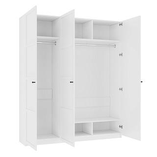 Шкаф распашной Скаген - 3 Белый