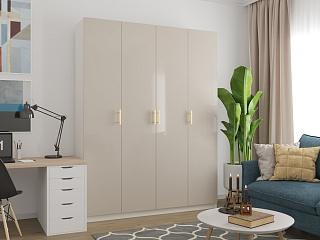 Шкаф распашной Браззавиль - 4 Грейдж