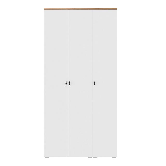 Шкаф распашной Квели - 3 Белый