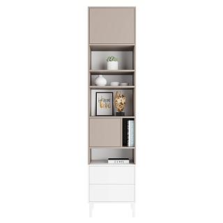 Стеллаж Скарлет - 6 Белый / Кашемир