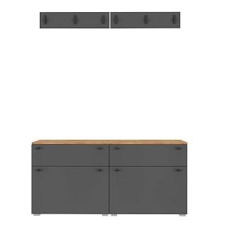 Прихожая Квели - 2 Графит