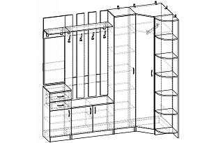 Прихожая Горизонт - 12 МДФ