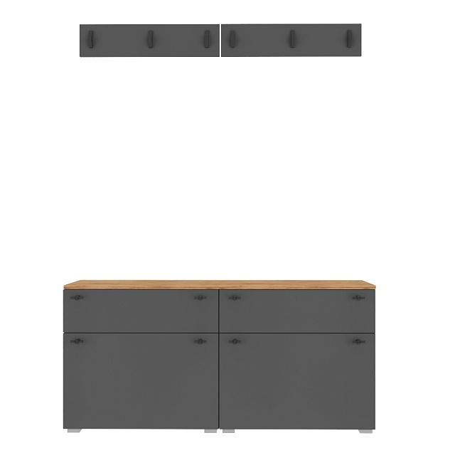 Прихожая Квели - 2 Графит