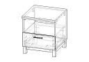 Тумба прикроватная Техас - 3 МДФ