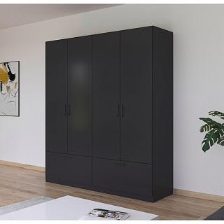 Шкаф распашной Бари - 3 Черный
