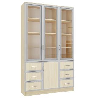 Книжный шкаф Альма - 20 Дуб Молочный