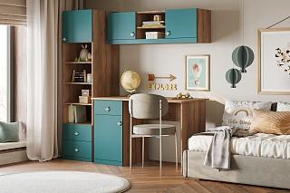 Антресоль Скарабей - 2 МДФ Аквамарин