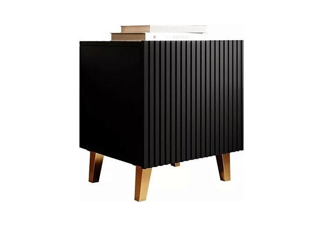 Тумба прикроватная Крит Черный