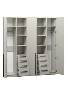 Шкаф распашной Хейсон - 16 Кашемир