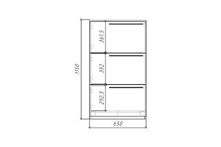 Тумба для обуви Лорена Пакс - 3 Кашемир