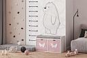 Стеллаж Kids - 9 Розовый Лайт