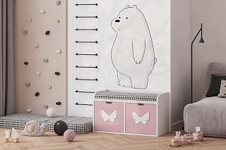 Стеллаж Kids - 9 Розовый Лайт